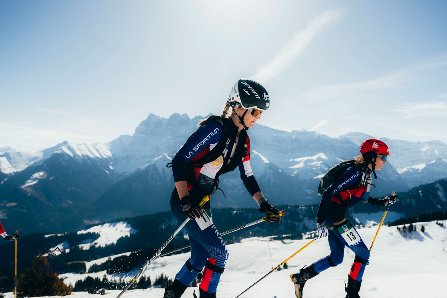 Léna Bonnel, étudiante en école de kinésithérapie, lors des championnats du monde 2025 de ski alpinisme. © FFME
